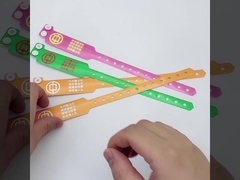 Custom Vinyl Event Wristbands with Heat Transfer Printing Options
