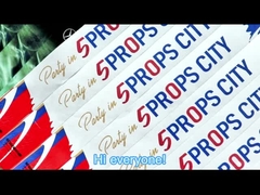 Snap Closure Waterproof and Durable Tyvek Wristbands for Events and Festivals Logo Customized