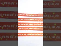 Promotion Event Woven Cloth Wristbands with Acceptable OEM and Custom Logo