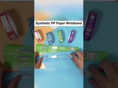 Budget-friendly Synthetic Paper Event Wristbands Diy Printed
