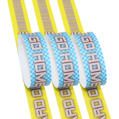 UV Resistant Printable Tyvek Wristbands Adjustable Size