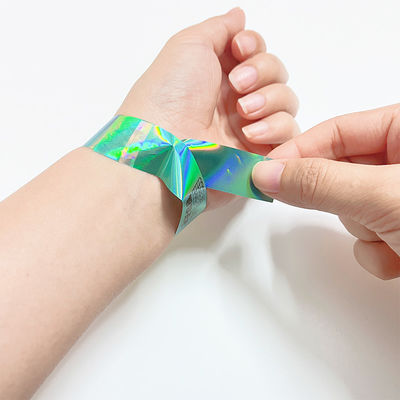 Customized Glitter Party Wristbands Laser Decorative Bracelet