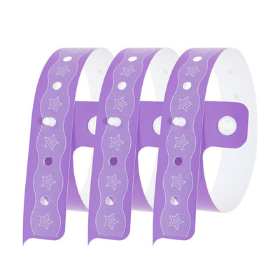 Water Resistant PVC Bracelet , Personalized Custom Wristbands For Events