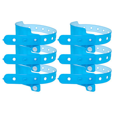 Customizable Vinyl Event Wristbands Personalised Silk Screen Printing