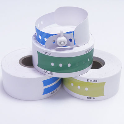 UPC Barcode Patient ID Bracelet , Vinyl Medical Hospital Arm Band