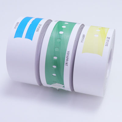 Tyvek Hospital ID Wristbands , Medical Bar Code UPC Patient Wrist Tag