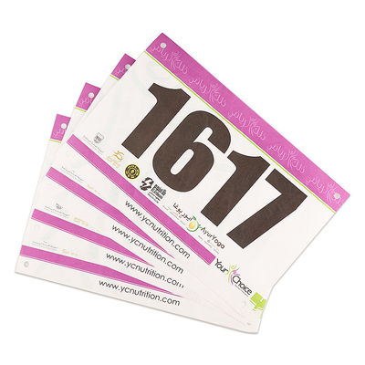 0.5mm Thickness Tyvek Competition Identification Number Tear Resistance