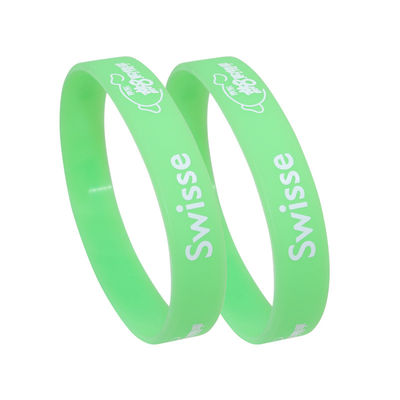 Sports Printed Silicone Wristbands Customizable Debossed Bracelets