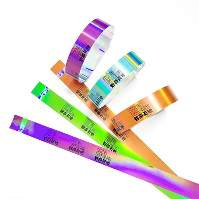 Plastic Glitter Party Wristbands Silver/Gold/Customized Options for Your Event