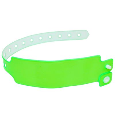 Manufacturer Disposable Custom Wristband Plastic Vinyl PVC Neon Fluorescent Color Waterproof Event Party Gift Wristband