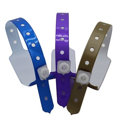 Factory Disposable Custom Logo Wristband Neon Multi Color Plastic Vinyl PVC Waterproof Event Party Gift Wristband