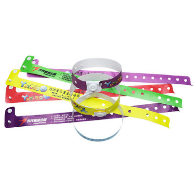 Custom Promotional Gift Items Logo Vinyl PVC Wristbands One Layer PVC Waterproof Colorful Paper