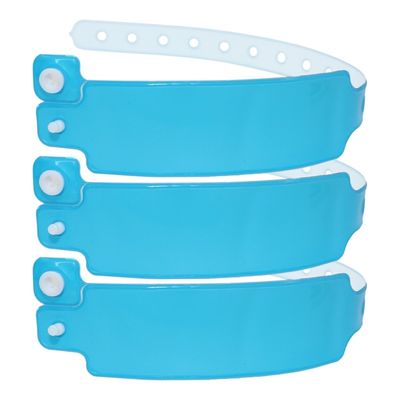 Custom Disposable Wristband Plastic Vinyl PVC Neon Fluorescent Color Waterproof Event Party Gift Wristband