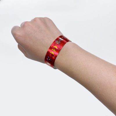 Adjustable Laser Paper Wristband for Party/Events/Festival/Concert Customized Design