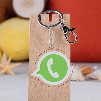 Factory Custom Souvenir Acrylic Key Chain Creative Logo Software Application Event Promotional Gift Charms Keychain