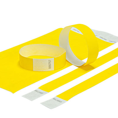 Custom Tyvek Event Wristbands With Barcode Numbered Waterproof Party Identification Admission Paper Bracelet