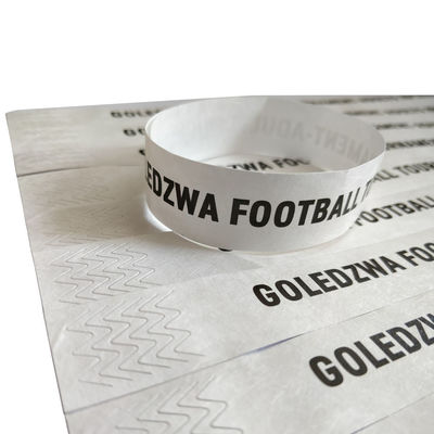 Tyvek Event Custom Bracelet Barcoding Numbered Waterproof Pool Party Identification Entry Admission Paper Wristbands