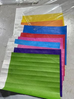Event Custom Tyvek Bracelets Barcoding Numbered Waterproof Pool Party Identification Entry Admission Paper Wristbands