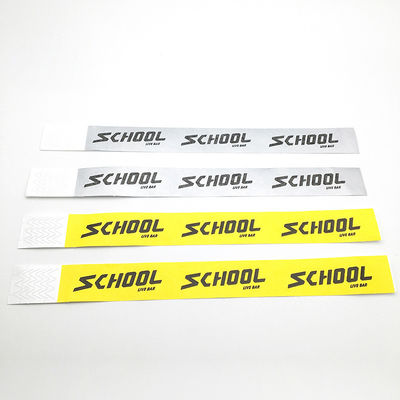Full Color Printing Adjustable Tyvek Wristbands for Luxury Style Events and Parties