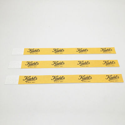 Custom Logo Sequential Numbering Tyvek Wristbands Pool Waterproof Full Color Printing tyvek Bracelet Wrist Band