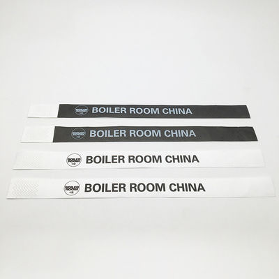 Custom Logo Sequential Numbering Tyvek Wristbands Swimming Pool Waterproof Ink Tyvek Bracelet Wrist Bands