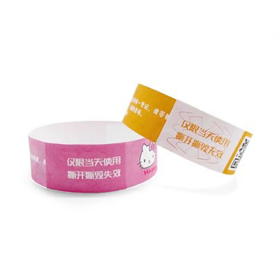 Waterproof Tyvek Paper Wristbands Customizable and Printable for Festivals