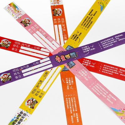 Sequential Numbering Tyvek Paper Wristbands for Festival Event Security