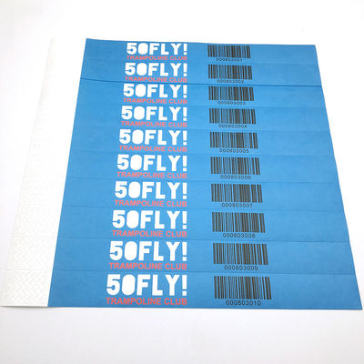 Secure and Stylish Full Color Printing Tyvek Paper Wristbands for Event Management