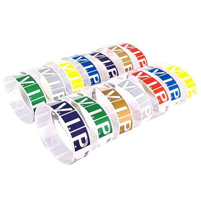 Supplier Durable Custom Tyvek Paper Wristbands Personalized Heat Resistant For Event