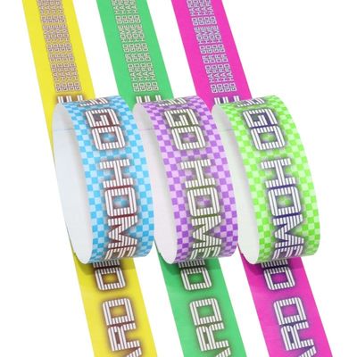 Various Colors Full Color Print Wristband with Custom Logo Printing Neon