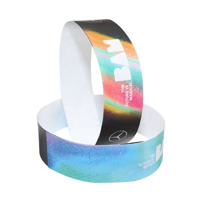 Custom Event Sequential Numbered Tyvek Wristbands with Custom Logo and Waterproof Protection For Event Management