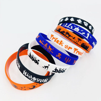 American Style Silicone Wristbands  For Advertising Promotional Business Event Halloween GIft Festival Wristband