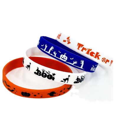 Euramerican Style Silicone Wristbands Event Halloween Gift Festival Rubber Wristband