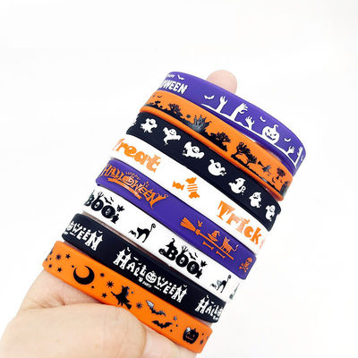 Euramerican Style Silicone Bracelet Event Halloween Day Gift Festival Rubber Wristbands