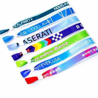 Perfect Woven Cloth Wristbands for Your Event Various Sizes OEM Accepted