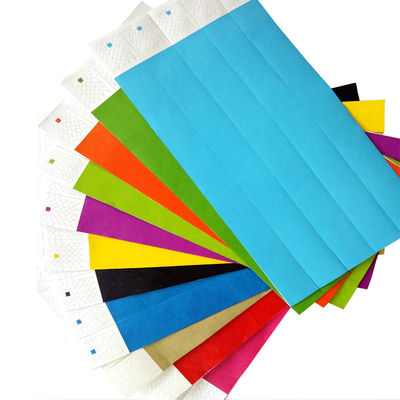 Customize Event Tyvek Paper Wristbands Waterproof Durable and Easy Crowd Control for Parties