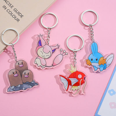 Customized Transparent Key Holder Cartoon Keychain Keep Your Keys Organized and Within Reach with Log