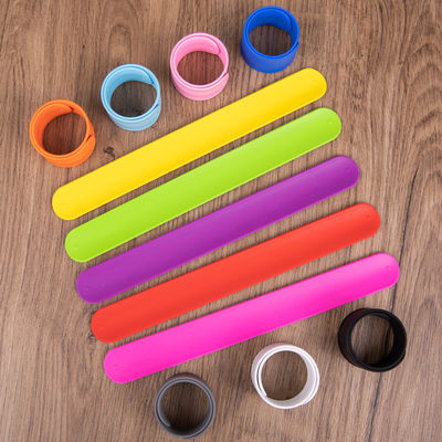 Customizable Silicone Slap Bracelet For Advertising Personalized Silicone Bracelet PromotionalBusiness Event Wristband