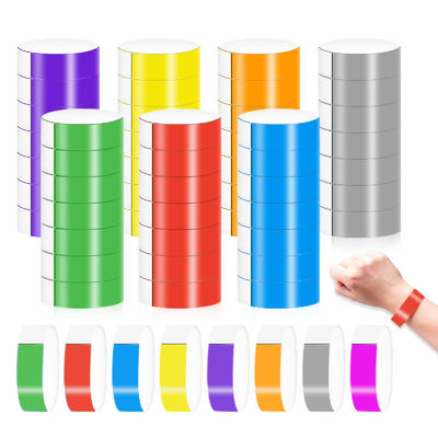 2025 Cheap Synthetic Paper Event Wristbands Logo Printed Water Resistant And Tear Resistant  Wrist Band VIP Bracelet