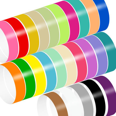 Tyvek Admission Ticket Paper Bracelet With Bar Code Qr Code Serial Number Waterproof and Disposable for 2025 Event VIPs