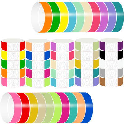 Waterproof Disposable Bracelet with QR Code and Serial Number for 2025 Event VIP Admission Ticket on Synthetic Paper
