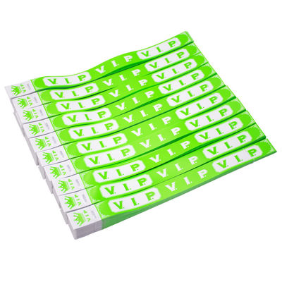2025 Event Adjustable Waterproof Tear Resistant Disposable Admission Ticket Wristband for VIP Guests