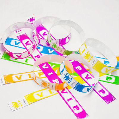 Paper Armbands For Events , Tyvek Wristbands Wholesale For Community Festivals And Celebrations