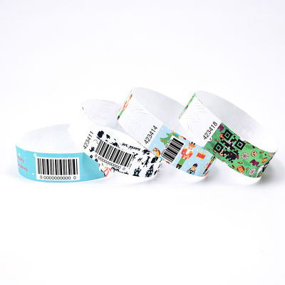 Sequential Numbering Barcoding Tyvek Paper Bracelets for Identification and Access Control