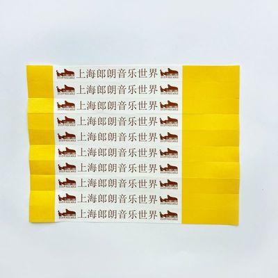 Adjustable and Durable Tyvek Wristbands for Event Identification Disposable