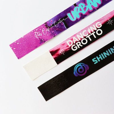 Heat Resistant Custom Tyvek Wristbands Bulk Wristbands for Wedding Event
