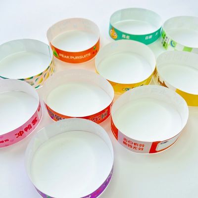 Waterproof Tyvek Wristbands Customized for Bulk Orders and Special Events