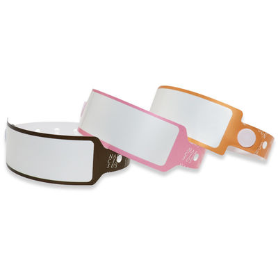 Waterproof Vinyl PVC Wristband Customized for Events Festivals One Time Durable