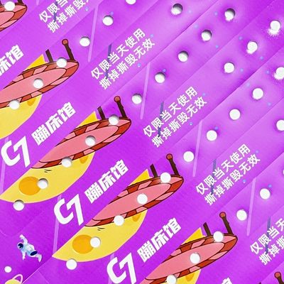 Waterproof Custom Printed Holographic PVC Vinyl Glitter Wristband for Events Festivals Sports Fashion Promotion