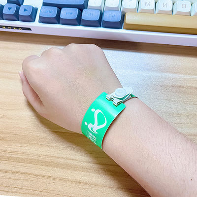 Promotional Custom Personalized Popular Water Proof Plastic Disposable Kids Wristband